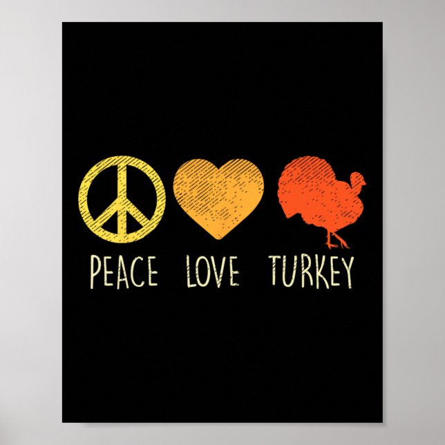 Fredsdagen i Kärlek Turkiet, Thanksgivingen för Ro Poster (Framsidan)