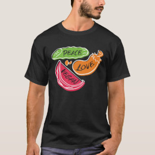 Fredsdagen Kärlek Vegan Vegan Day T Shirt