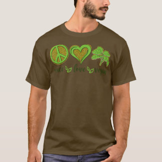 Fredsdagen Kärlek Vegan World Vegetarian Day Veggi T Shirt