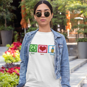 Fredsdebatt i Kärlek Kvinnogrupp T Shirt