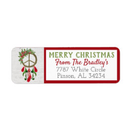 Fredsdrömmen Catcher returetiketter Returadress Etikett