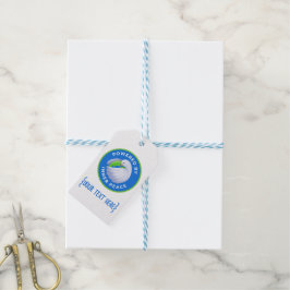 Fredsdubbepresenttaggar Drivs av inre frid Presentetikett