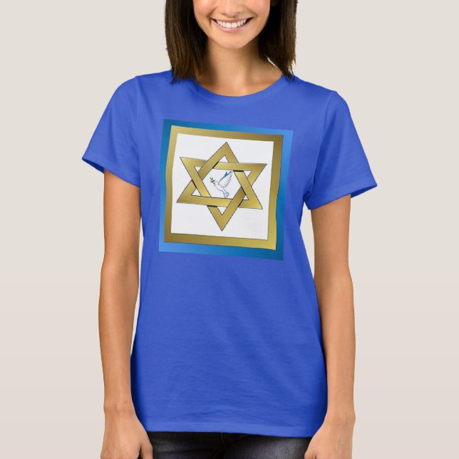Fredsdubbstjärna T-Shirt (Framsida)