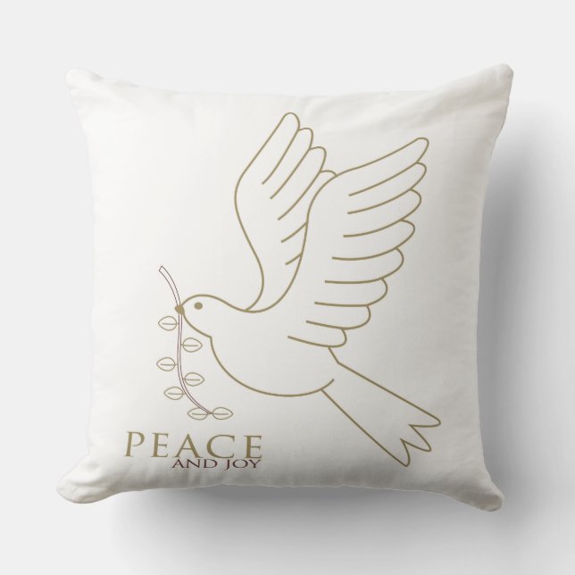 Fredsduva Kudde (Framsida)