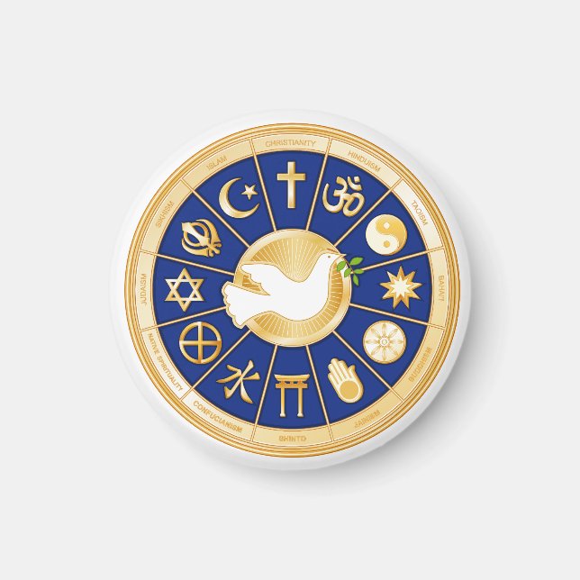 Fredsduva Magnet (Framsidan)