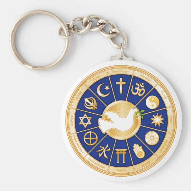 Fredsduva Nyckelring (Framsidan)