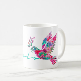 Fredsduva (Shalom) kaffe Mugg