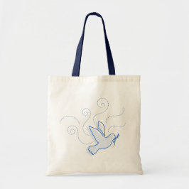 Fredsduvan. Fred. Tote Bag Tygkasse