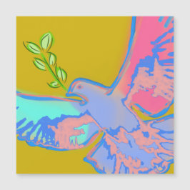 Fredsduvkonst i  gult