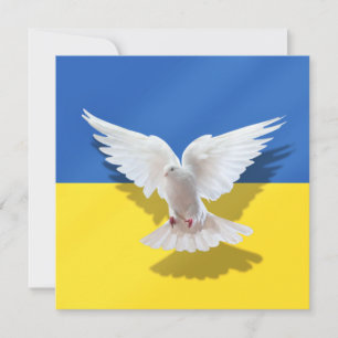 Fredsduvor - Flagga Ukraina - Frihet - fred