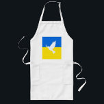 Fredsduvor - Flagga Ukraina - Frihet - fred  Långt Förkläde<br><div class="desc">Flagga Ukraina - Dove of Peace - Freedom - Peace Support - Solidarity - Ukrainska Flagga - Strong Together - Freedom Victory! Låt oss världen till ett bättre ställe - alla tillsammans! En bättre värld börjar - beroende - behöver du också! Du kan överföra till 1 000 Zazzle-produkter. Ändra storlek...</div>