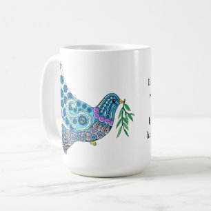 Fredsduvor från John 16:33 Kaffemugg