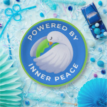 Fredsduvor Pappra Tallrikar - styrt av Inner Peace