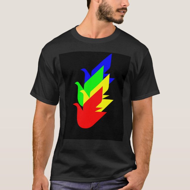 Fredsduvor T-shirt (Framsida)
