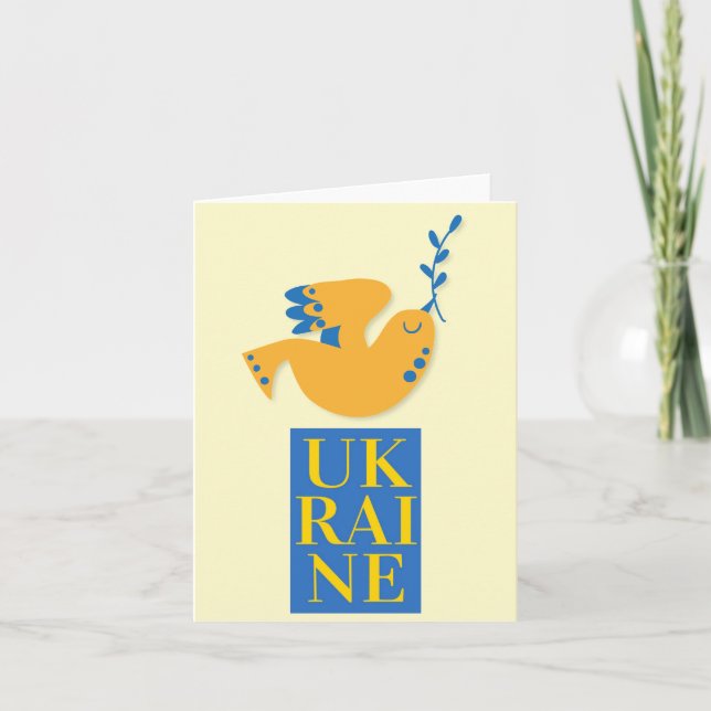 Fredsduvor: Ukrainas enande och harmoniska kort (Framsida)