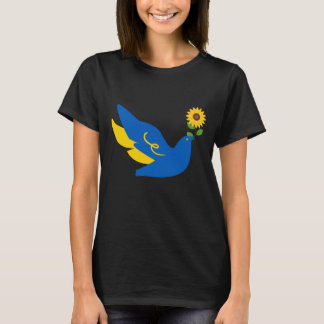 Fredsduvsolrosolja i Ukraina - STAND MED UKRAINA T Shirt