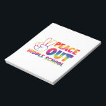 Fredsfäran i Mitten, skoltid i går Anteckningsblock<br><div class="desc">Fredsfäran i Mitten,  skoltid i går</div>