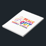 Fredsfäran i Mitten, skoltid i går Anteckningsblock<br><div class="desc">Fredsfäran i Mitten,  skoltid i går</div>