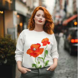 Fredsfärgning för "vallmoblomma" i Ukraina T Shirt