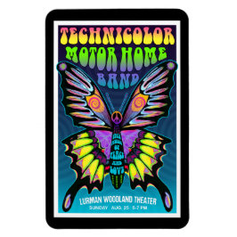 Fredsfjäril för Tekfärgsmotor Home Groovy Magnet