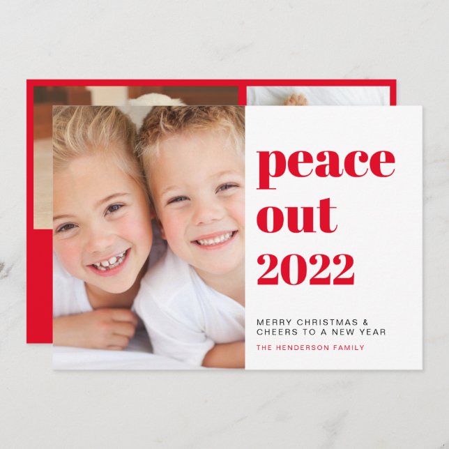 Fredsfoton Röda julen (Fram/baksida)