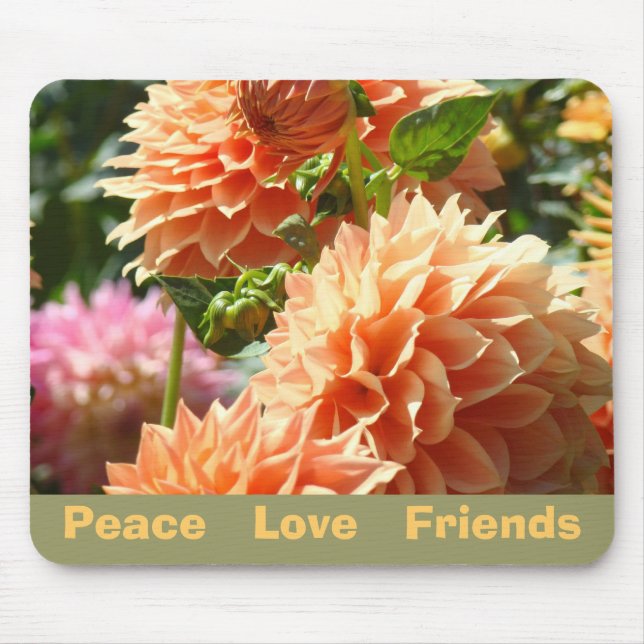 Fredsfride Kärlek Friends mousepads presenterar Da Musmatta (Framsidan)