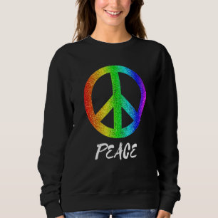 Fredsfrihet 60-årsjubileum Pride Rainbow Fredsteck T Shirt