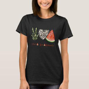 Fredsfrukten Kärlek Watermelon Lycklig Watermelon T Shirt