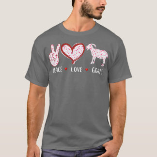 fredsgetter i kärlek för manar kvinnor ger getdjur t shirt
