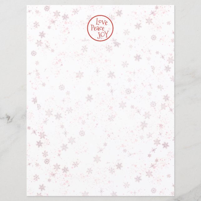 Fredsglädjen i Brev Red Helgdag i Kärlek (Framsida)