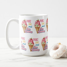 fredsgrädden i kärlek och glass kaffemugg