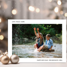 Fredshoppet kärlek | Minimalistiskt foto Gott nytt