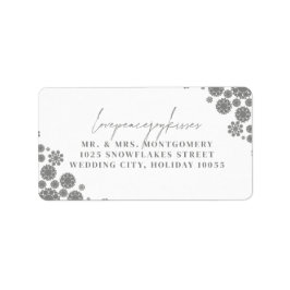 FredsJoy Kisses Bröllop Adress Returadress Etikett