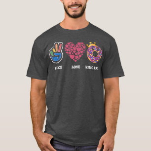 Fredskaka Kung för baker eller för att göra Fläkt T Shirt