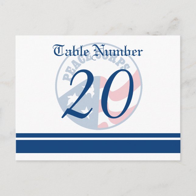 Fredskåren Bröllop Bord Nimber-vykort Vykort (Framsida)