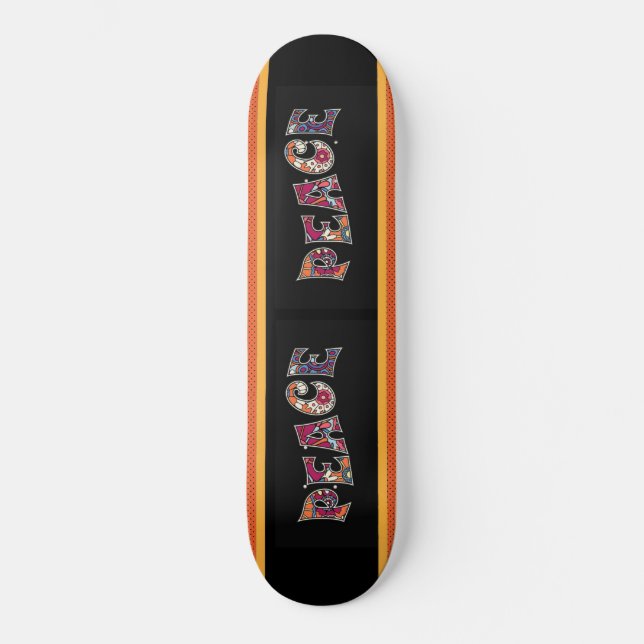 Fredskateboard Mini Skateboard Bräda 18,5 Cm (Framsida)