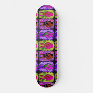 Fredskateboard Mini Skateboard Bräda 18,5 Cm