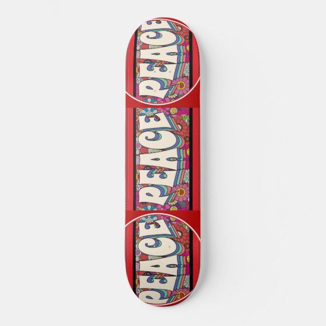 Fredskateboard Mini Skateboard Bräda 18,5 Cm (Framsida)