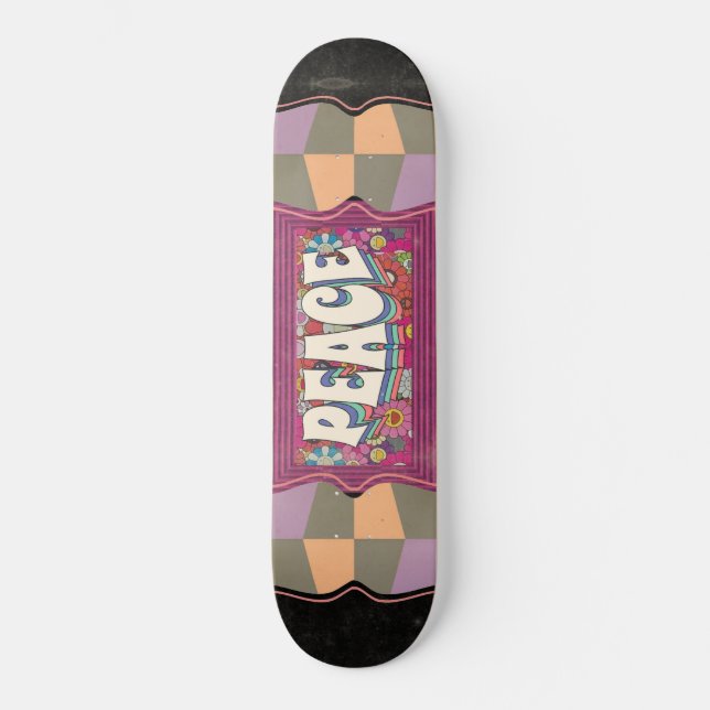 Fredskateboard Mini Skateboard Bräda 18,5 Cm (Framsida)