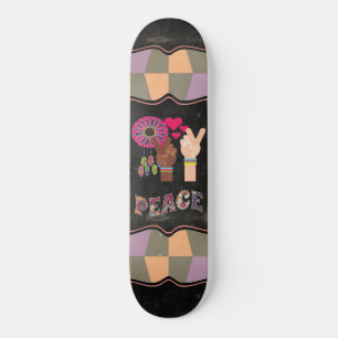 Fredskateboard Mini Skateboard Bräda 18,5 Cm