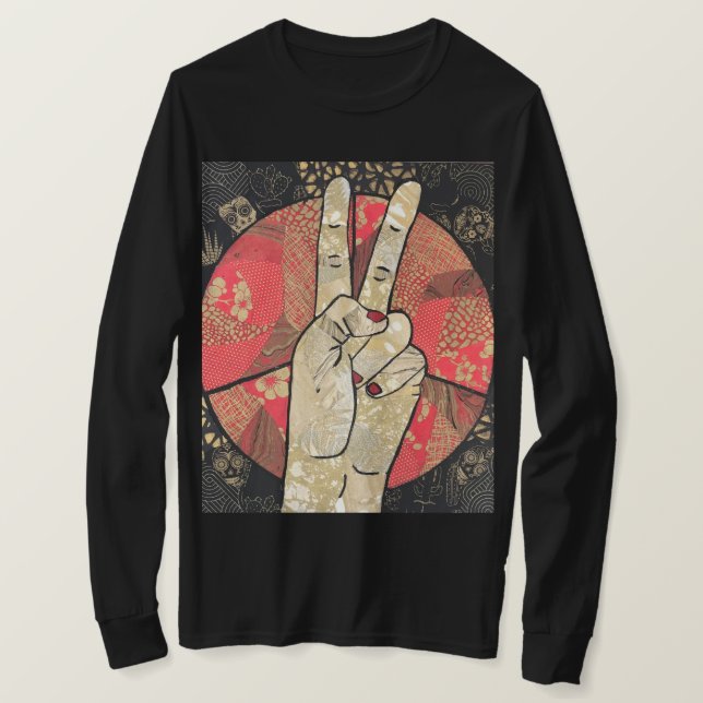 Fredskjorta T Shirt (Design framsida)