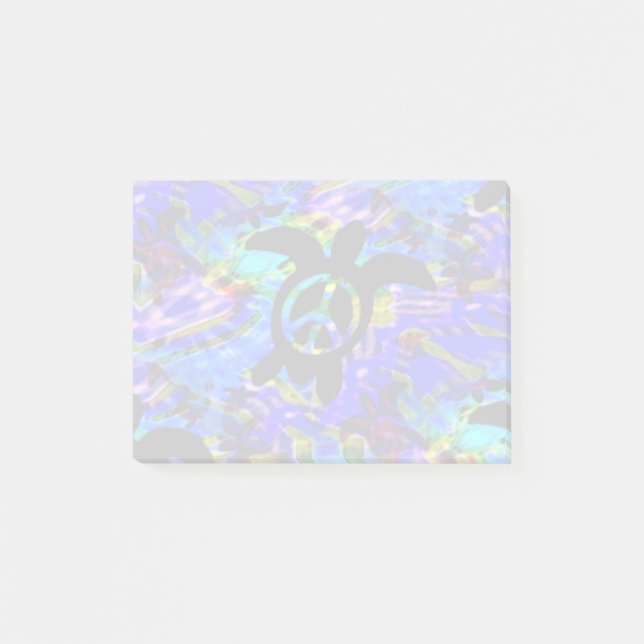 Fredsköldpadda Post-it Block (Framsida)