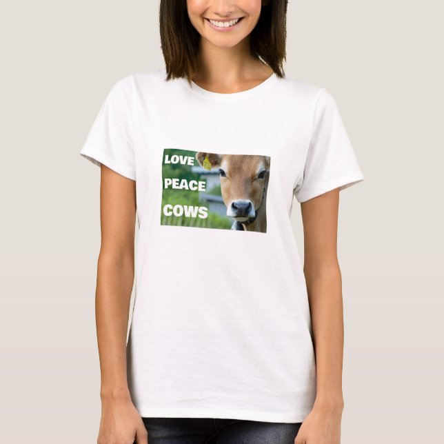 Fredskon i kärlek (lätt) T-Shirt (Framsida)