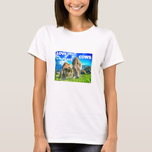 Fredskon i kärlek (v2-ljus) T-Shirt