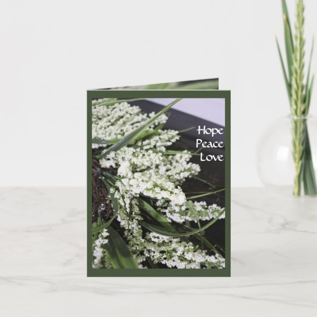 Fredskort för Solstis Winter-utandning Helgkort (Framsida)