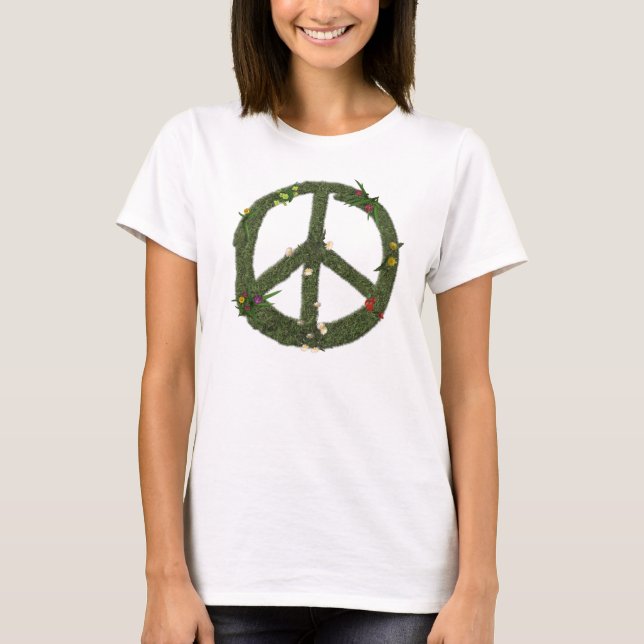 FREDSKT-Daisy, symbolskylt, 60-tal T Shirt (Framsida)