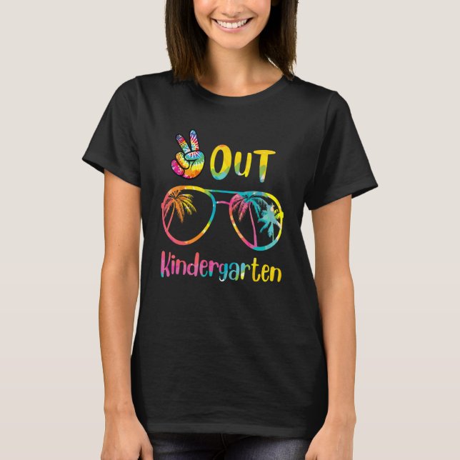 Fredsläraren i Kindergarten förra dagen T Shirt (Framsida)