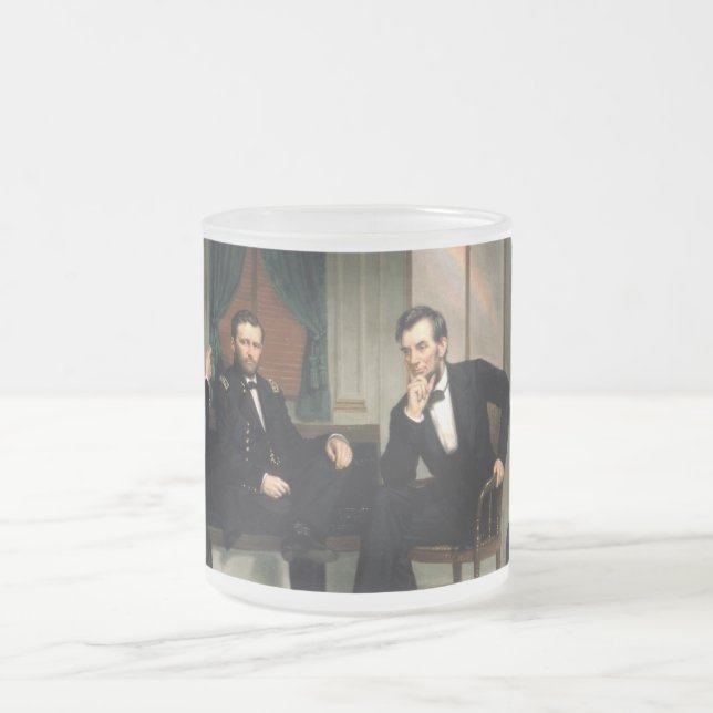 Fredsmäklarna med Abraham Lincoln Frostad Glasmugg (Center)
