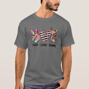 Fredsmästare i Fredsbunny i Kärlek och underteckna T Shirt