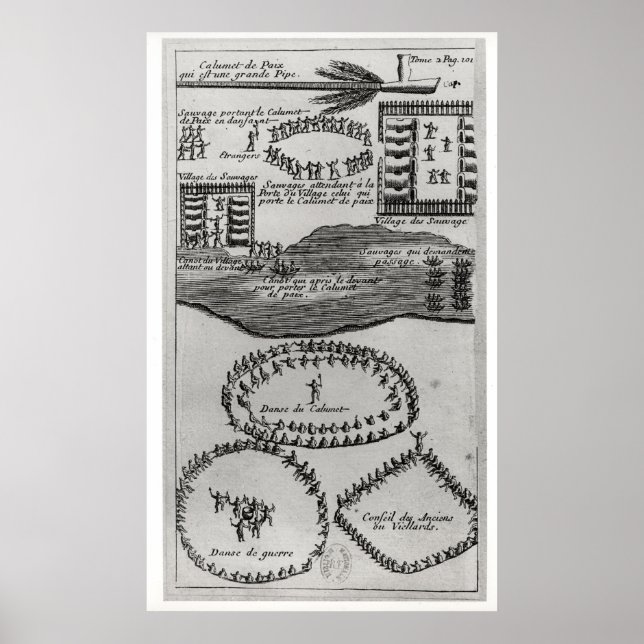 Fredspidans på Iroquis Poster (Framsidan)